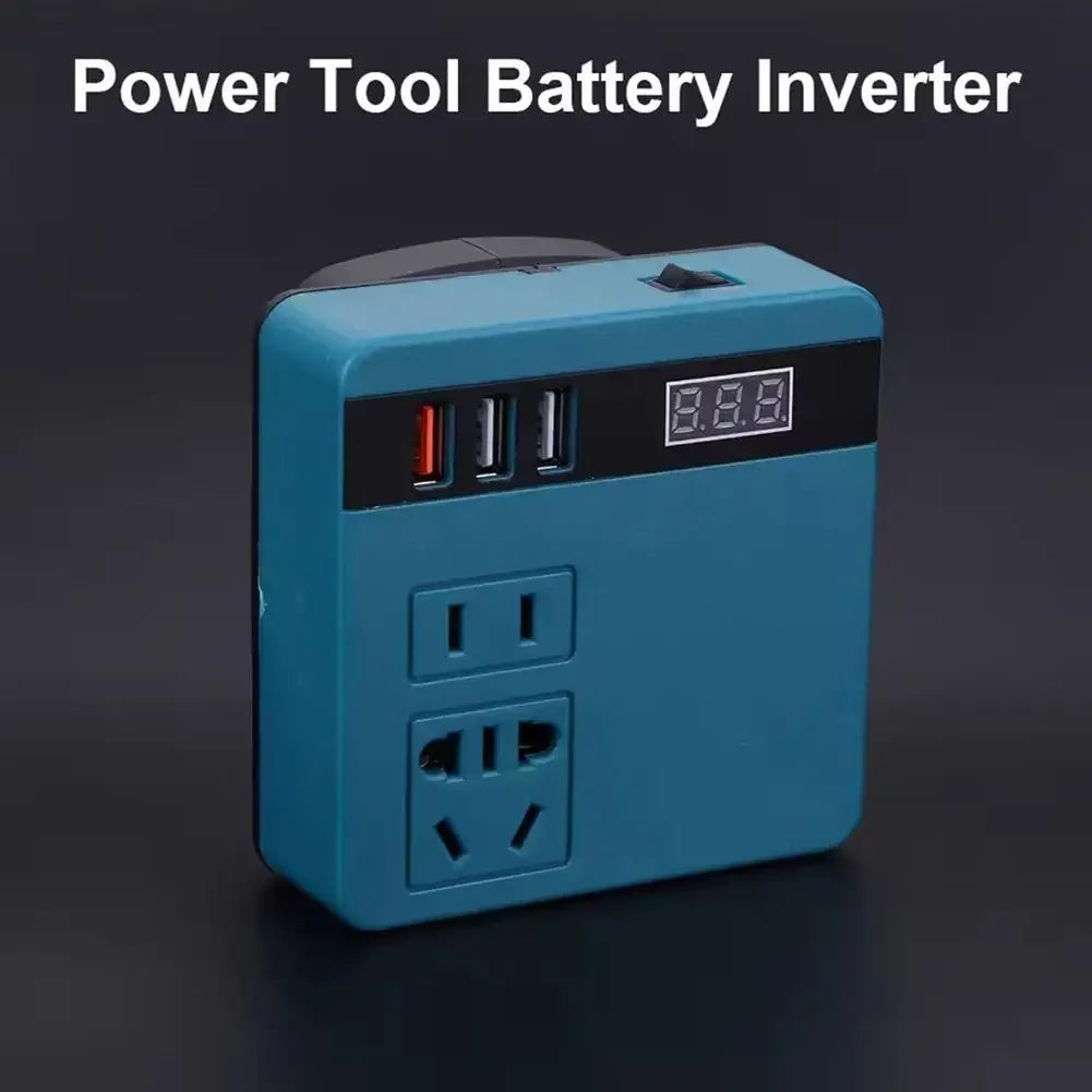 120W Electric Tool Battery Inverter DC 18V-21V to AC 220V