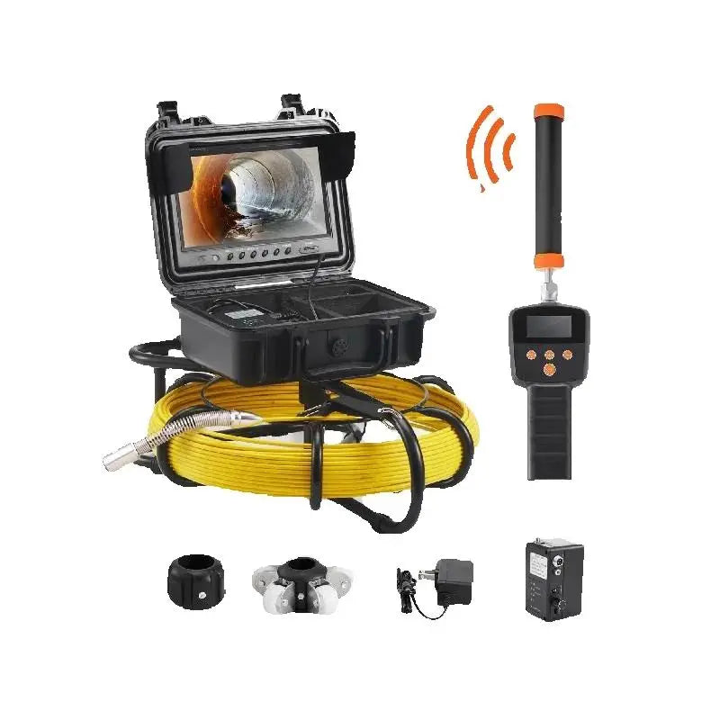 Sewer Camera with 512Hz Locator and 9" Inspection Display
