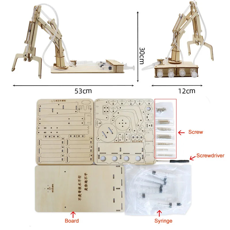 DIY Hydraulic Mechanical Arm Model