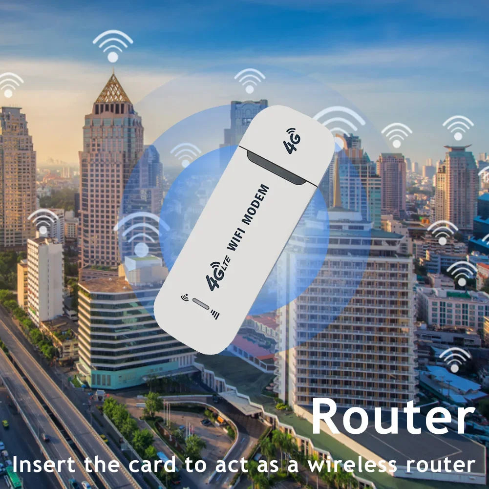 Portable 4G LTE USB WiFi Router 150Mbps