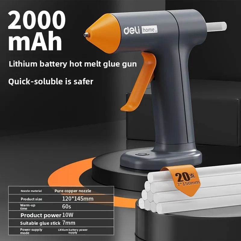 Rechargeable Glue Gun with Stick Pack Options