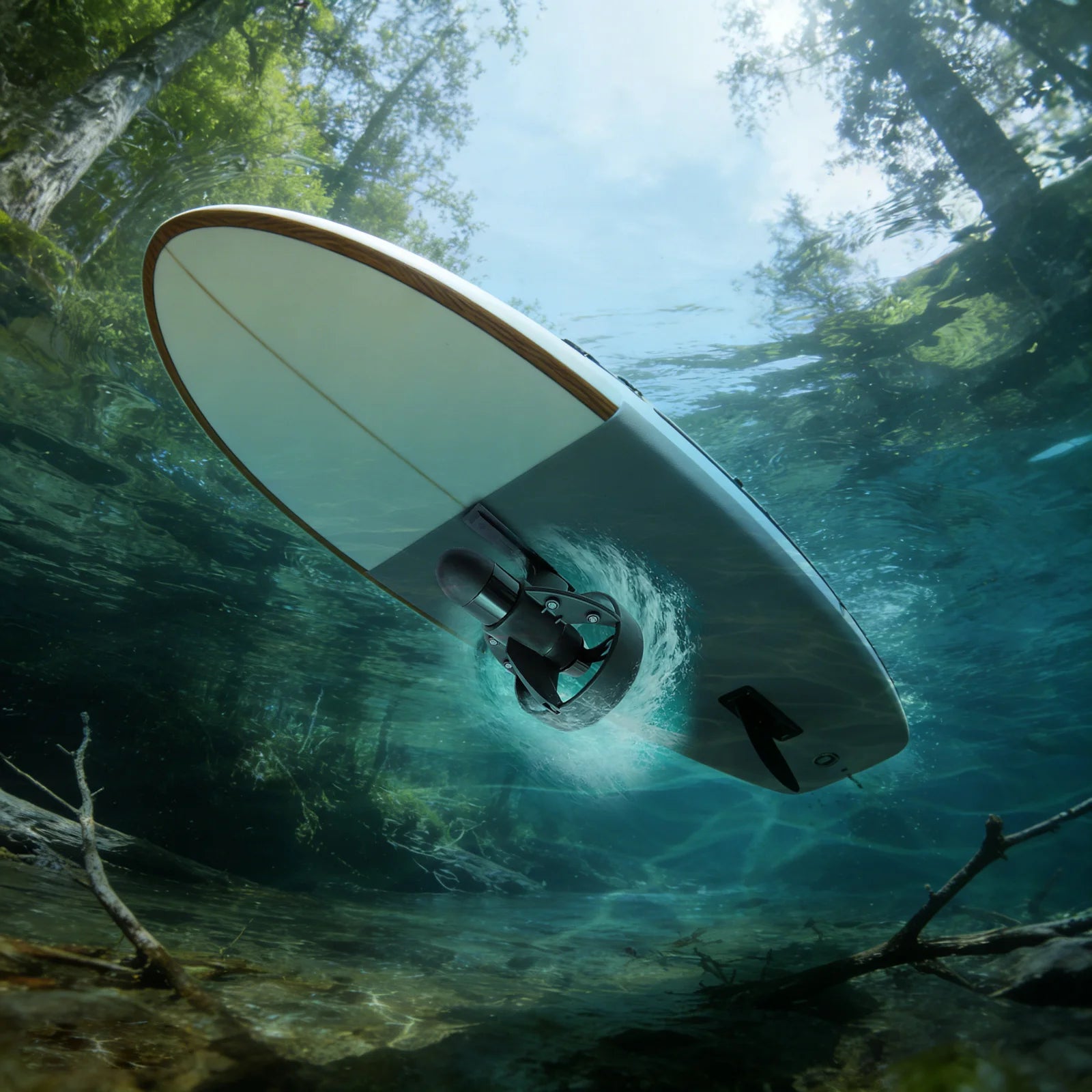 Underwater Electric Thruster for SUP Boards and Kayaks