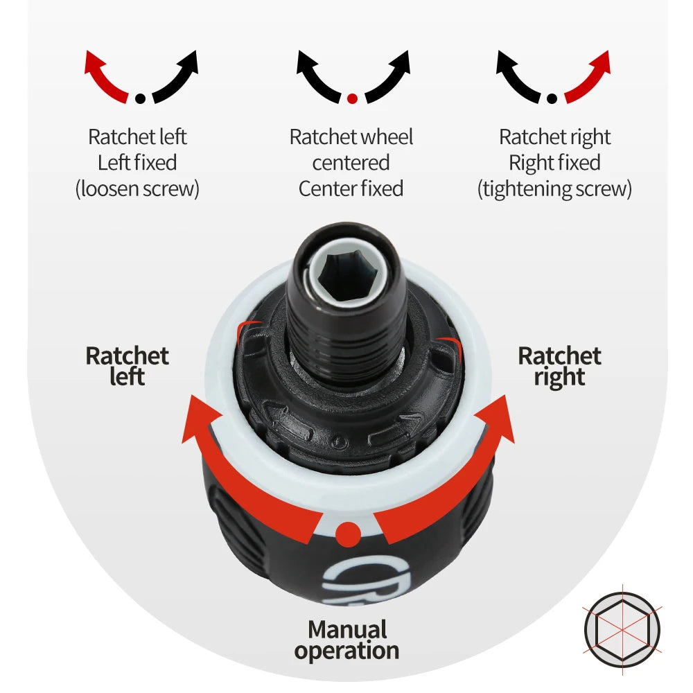 Magnetic Ratchet Screwdriver - Length Options