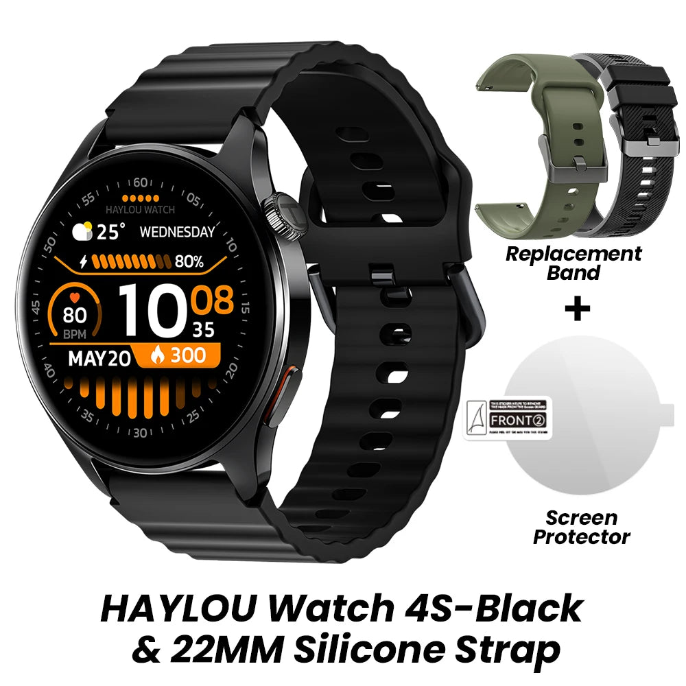 HAYLOU Watch 4S ceas GPS cu afișaj AMOLED de 1,43 inch