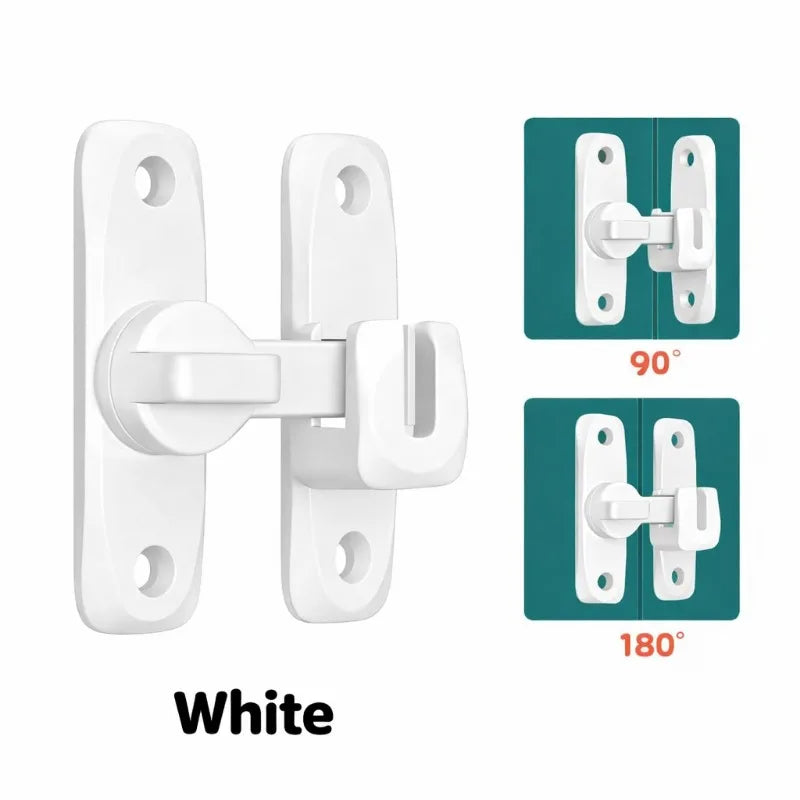 90/180-Degree Flip Latch for Compatible Doors