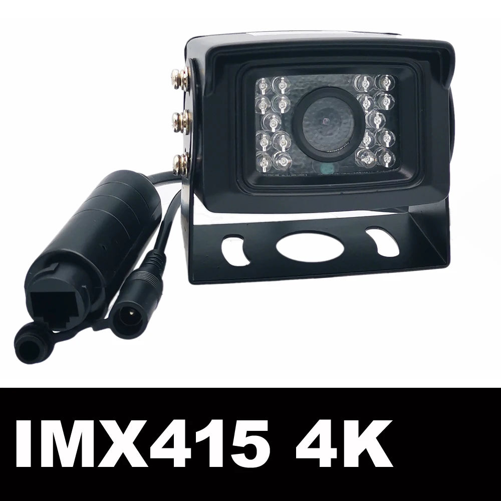 Waterproof 8MP 4K IP Security Camera with Motion Detection, PoE, Audio and Night Vision