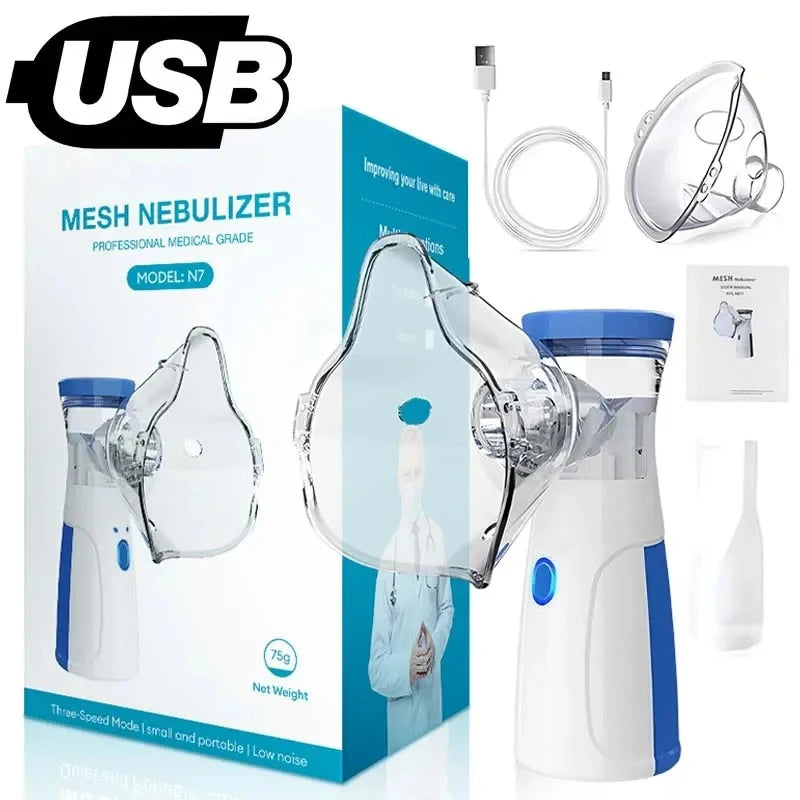 Portable Inhale Nebulizer Mini Handheld Mesh Atomizer