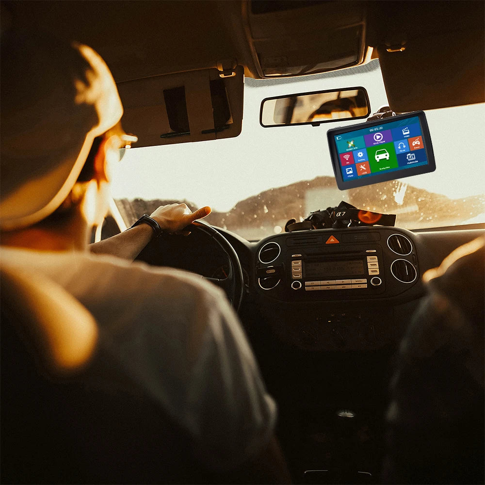 7-inch TFT LCD Touchscreen GPS Navigator with FM Voice Guide