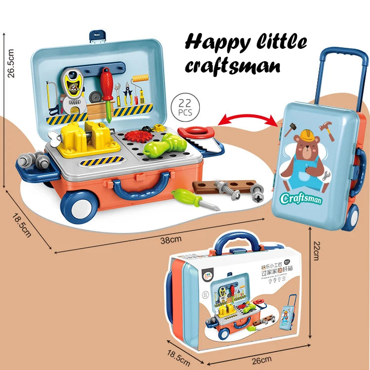 Pretend-Play Trolley Case Set, Theme Options