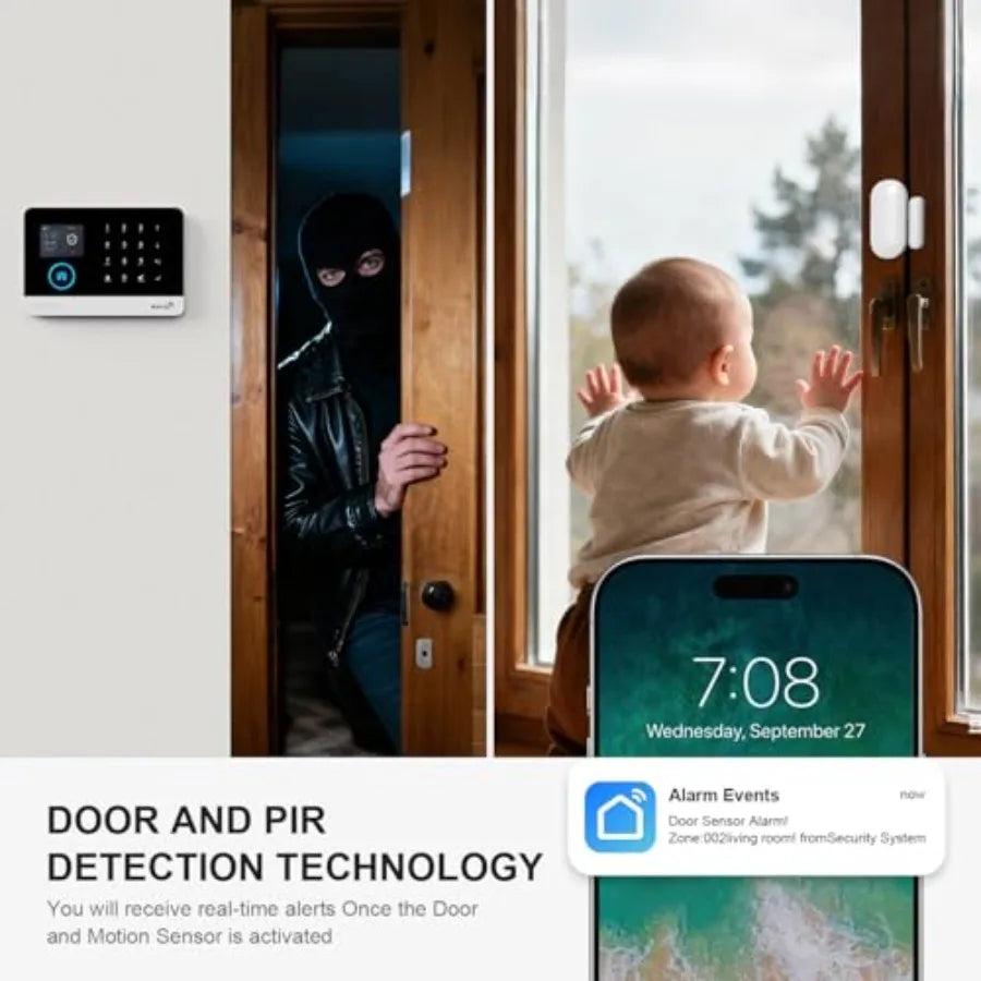 Wireless Alarm System for Home and Apartment Security