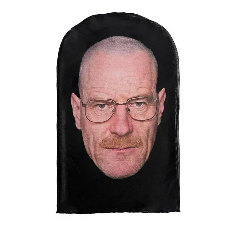 New 3D Printed Kanye Mask Drake Elastic Mesh Full Face Mask for Unisex Cosplay Headwear Party Simulation Balaclava Hat Headgear