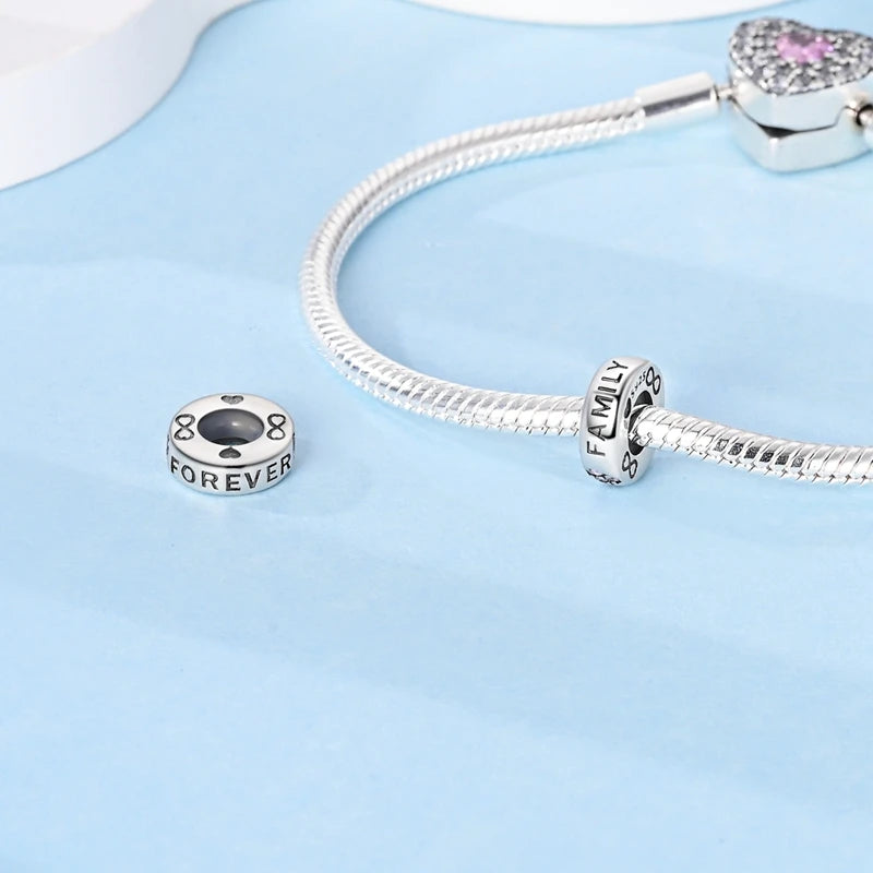 100% 925 Sterling Silver Rainbow Zircon Colorful Butterfly Dragon Shaped Silicone Stopper Charms Beads Fit DIY Bracelets Jewelry