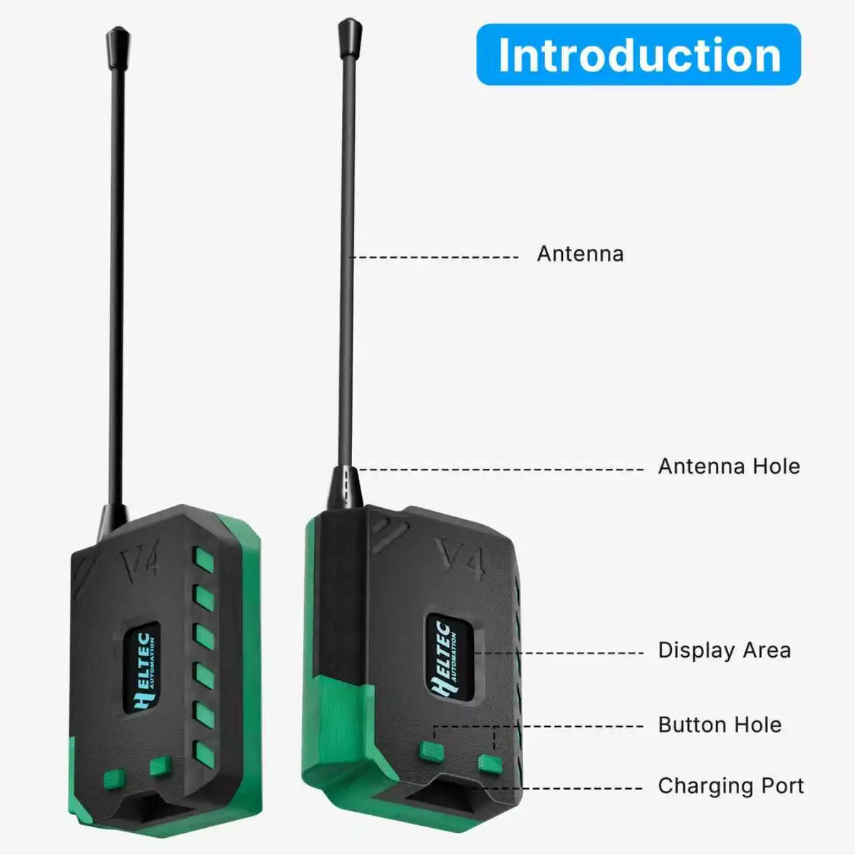 Heltec V4 Meshtastic WiFi LoRa 32 razvodna pločica kućište set meka antena ESP32 SX1262 sol energija BLE Low Power