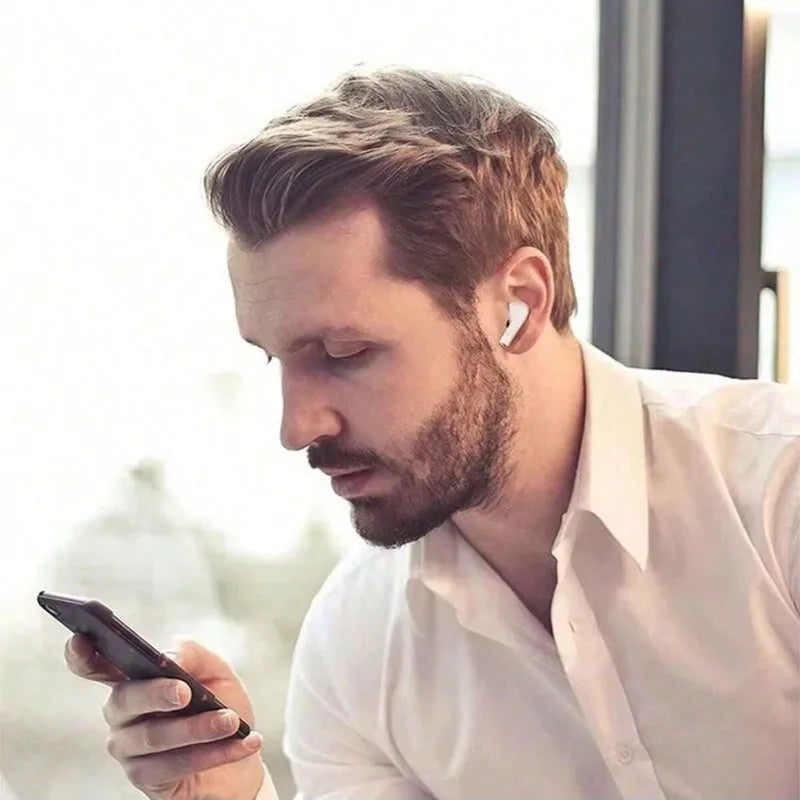 Căști intraauriculare Bluetooth 5.3 cu carcasă de încărcare