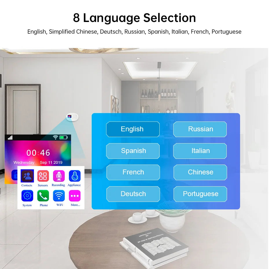 W181/W202 Tuya WiFi a 2G GSM Alarm System
