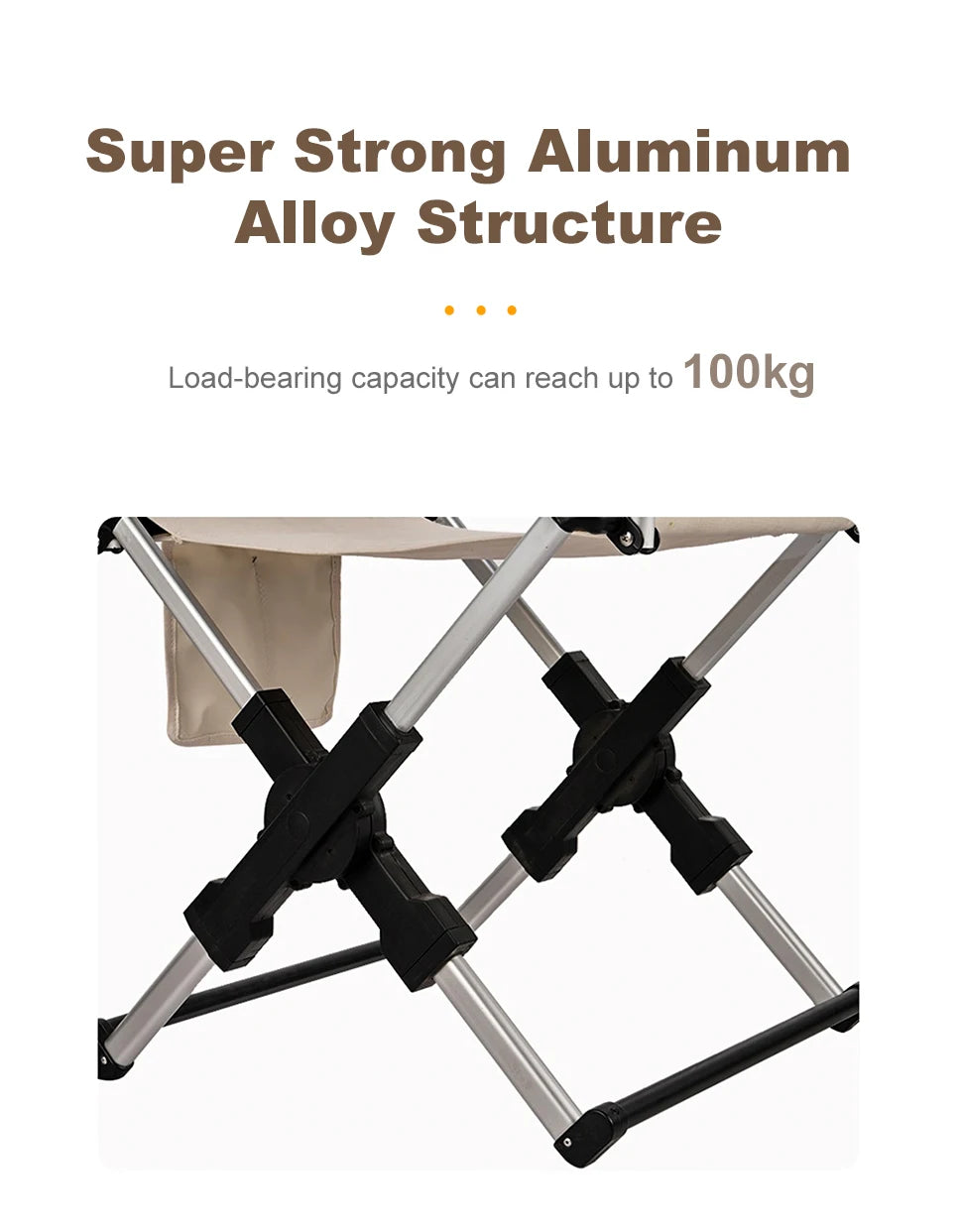Foldable Director’s Chair for Camping, Beach and Fishing