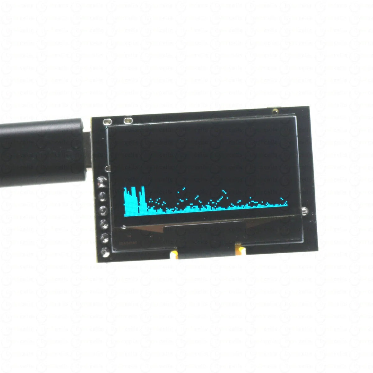 1.3-Inch OLED Music Spectrum Display - USB-C