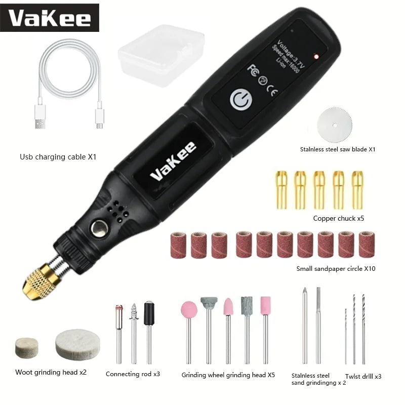 Rechargeable Mini Rotary Tool and Engraving Pen