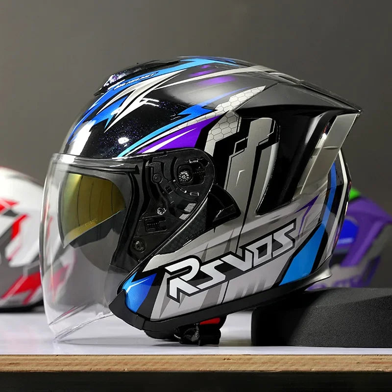 Ryzen RO-5 Unisex Half Motorcycle Helmet