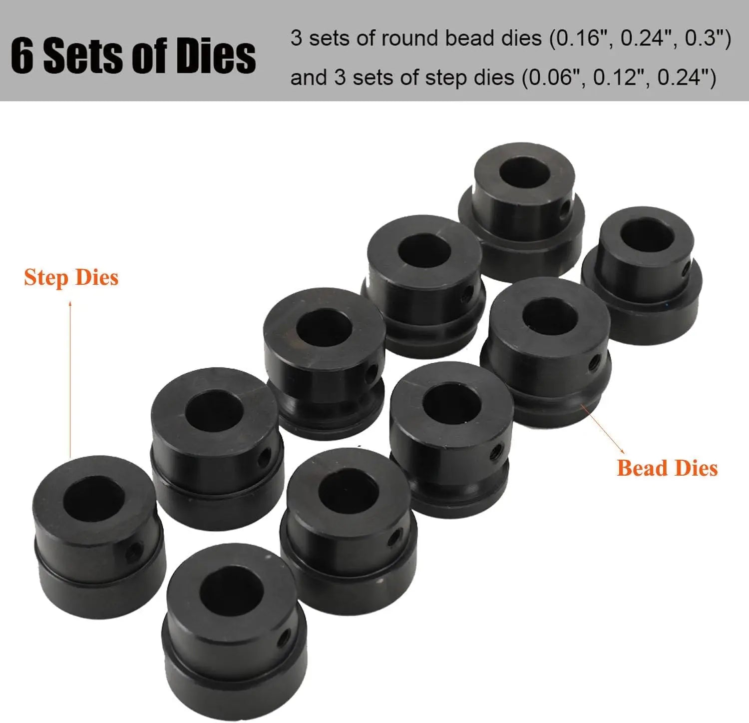18-Inch Sheet Metal Bead Roller with 6 Dies Manual Forming Machine