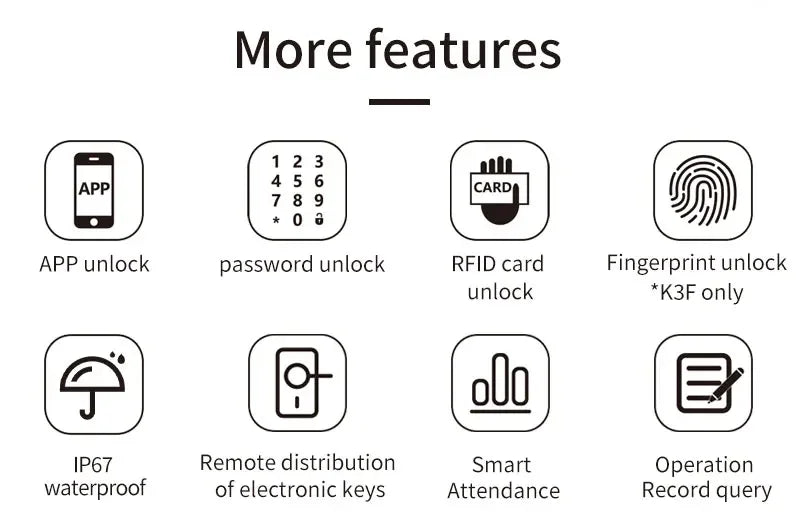 TTlock H3 Fingerprint Door Access Control System
