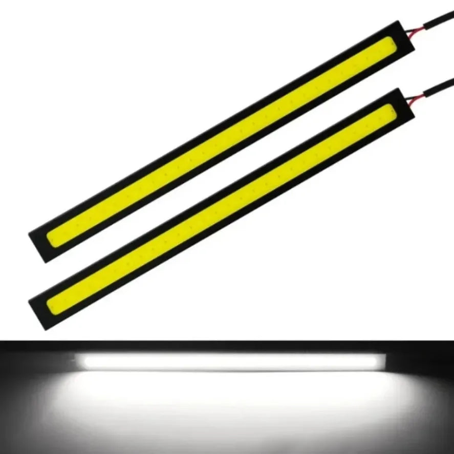 17 cm COB LED-lyslister til køretøjer, 6 eller 10 stk.