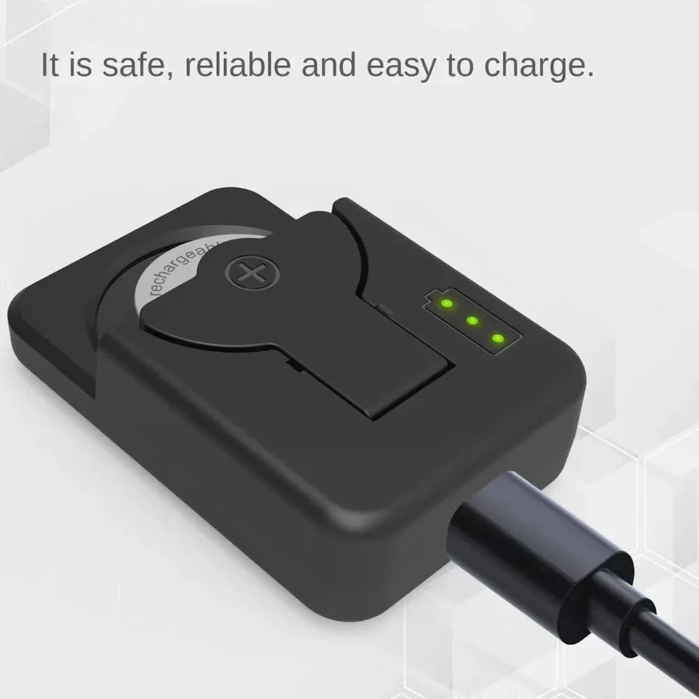 USB-C-oplader voor oplaadbare LIR-knoopcellen