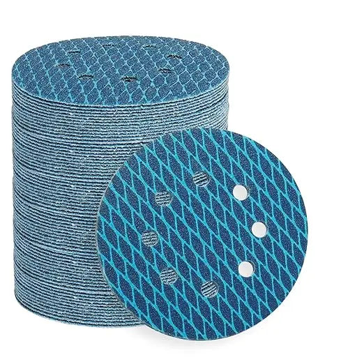 5-Inch Eight-Hole Sanding Discs - Grit Options