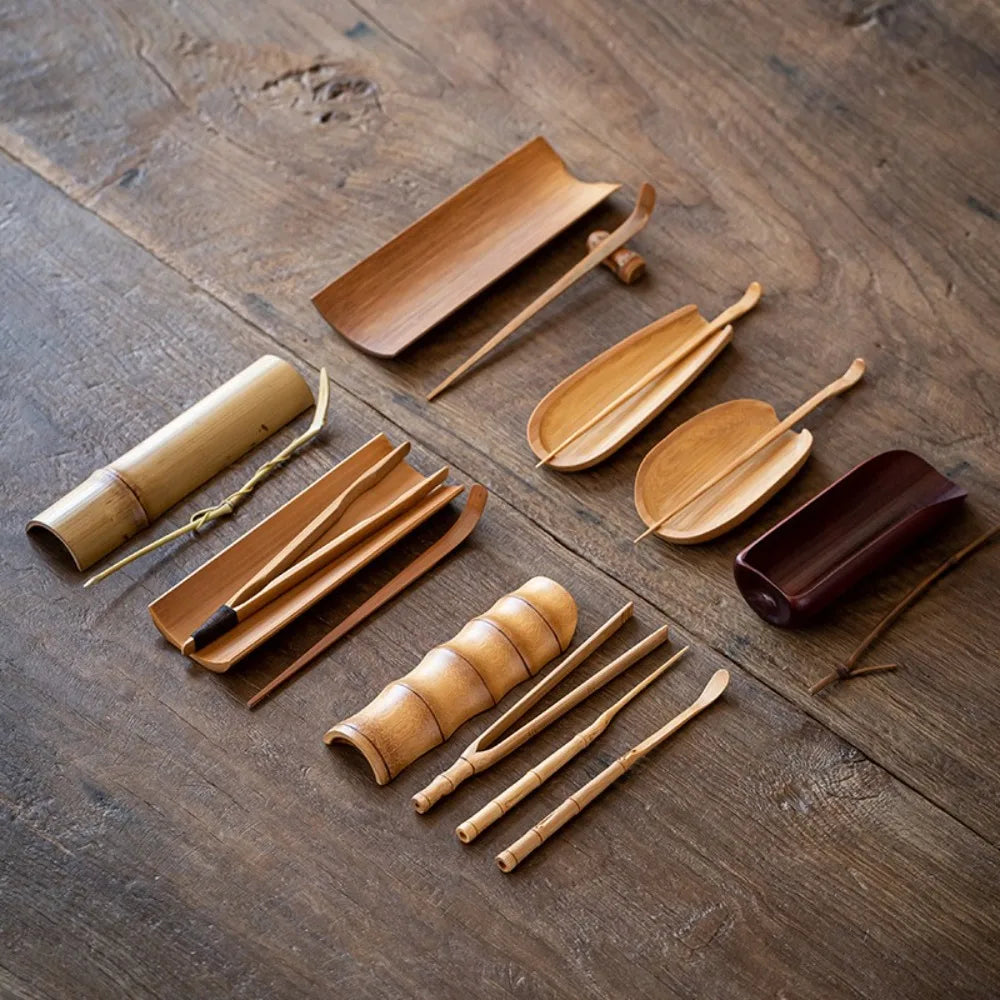 Bamboo Tea Ceremony Accessories by Style