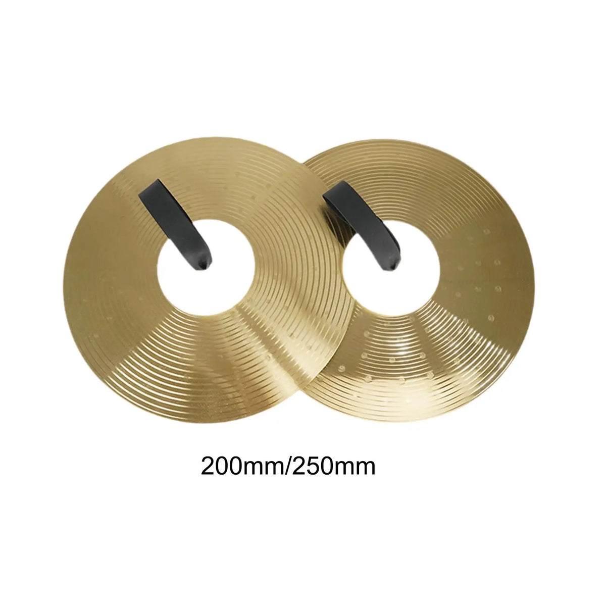 Hand Crash cymbaler med remmar - par