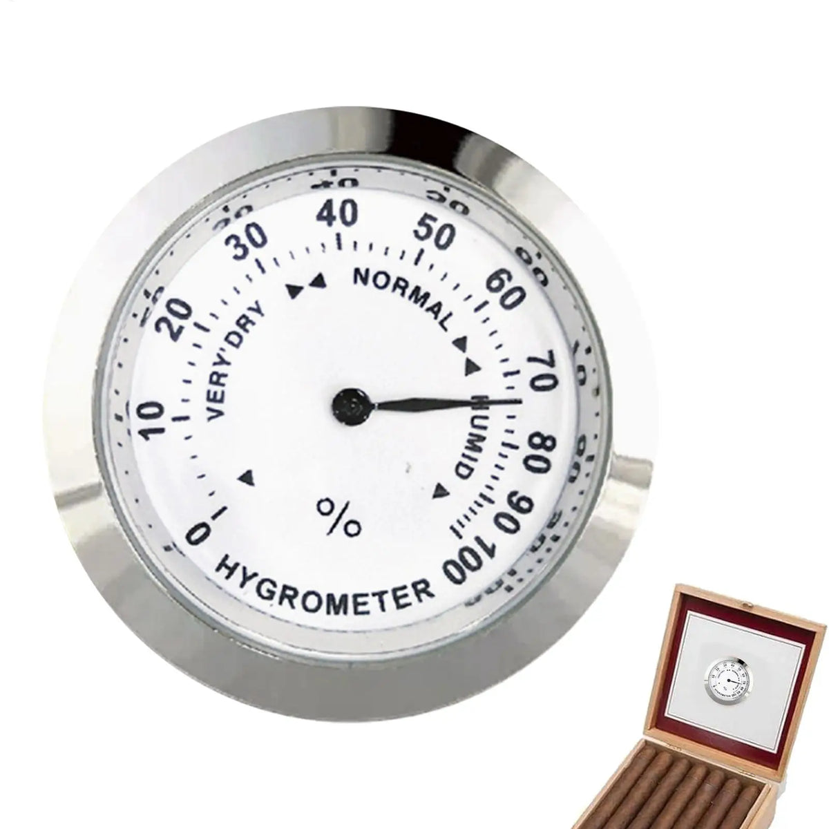 Guitar Hydrometer Humidity Meter Humidity Sensor Tester With High Precision Hygrometer Monitor For Humidor Cabinet Cans Care