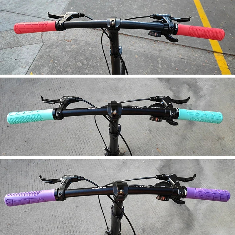 ODI Bicycle Handlebar Grip Lock On Mountain Bike Grip Soft Rubber MTB Cuffs 22.2mm Bicycle Handle Cover Non-slip Bike Handle
