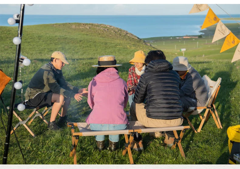 Double Camping Stool for Two | Lightweight Folding Outdoor Seat
