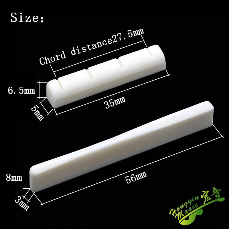 Bone Ukulele Nut and Saddle - Part Options
