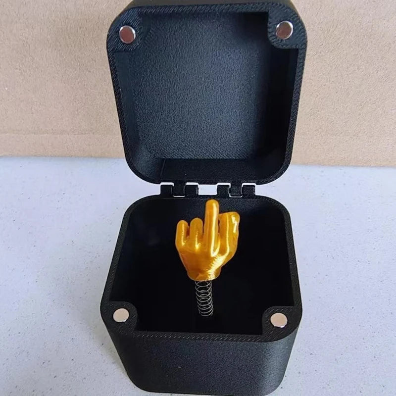 Interesting Prank Gift Middle Finger In Box Box Funny Creative Gifts Office Desk Decoration Home Decoration Gifts For Guests