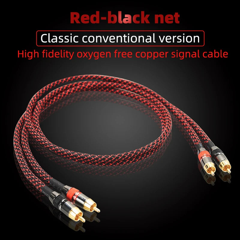 Cablu audio RCA stereo ecranat