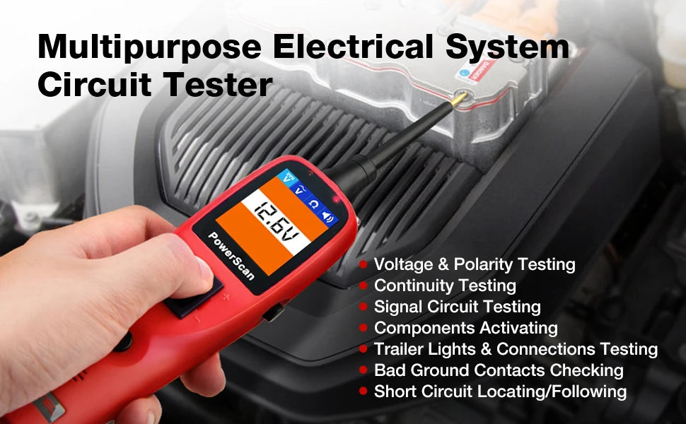 Autel PowerScan PS100 Circuit Tester 12V/24V Electrical Diagnostic Tool