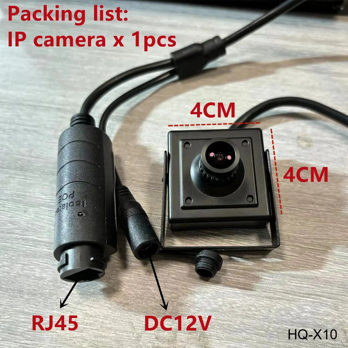 Câmera de Vigilância Interna PoE 4K 8MP Mini
