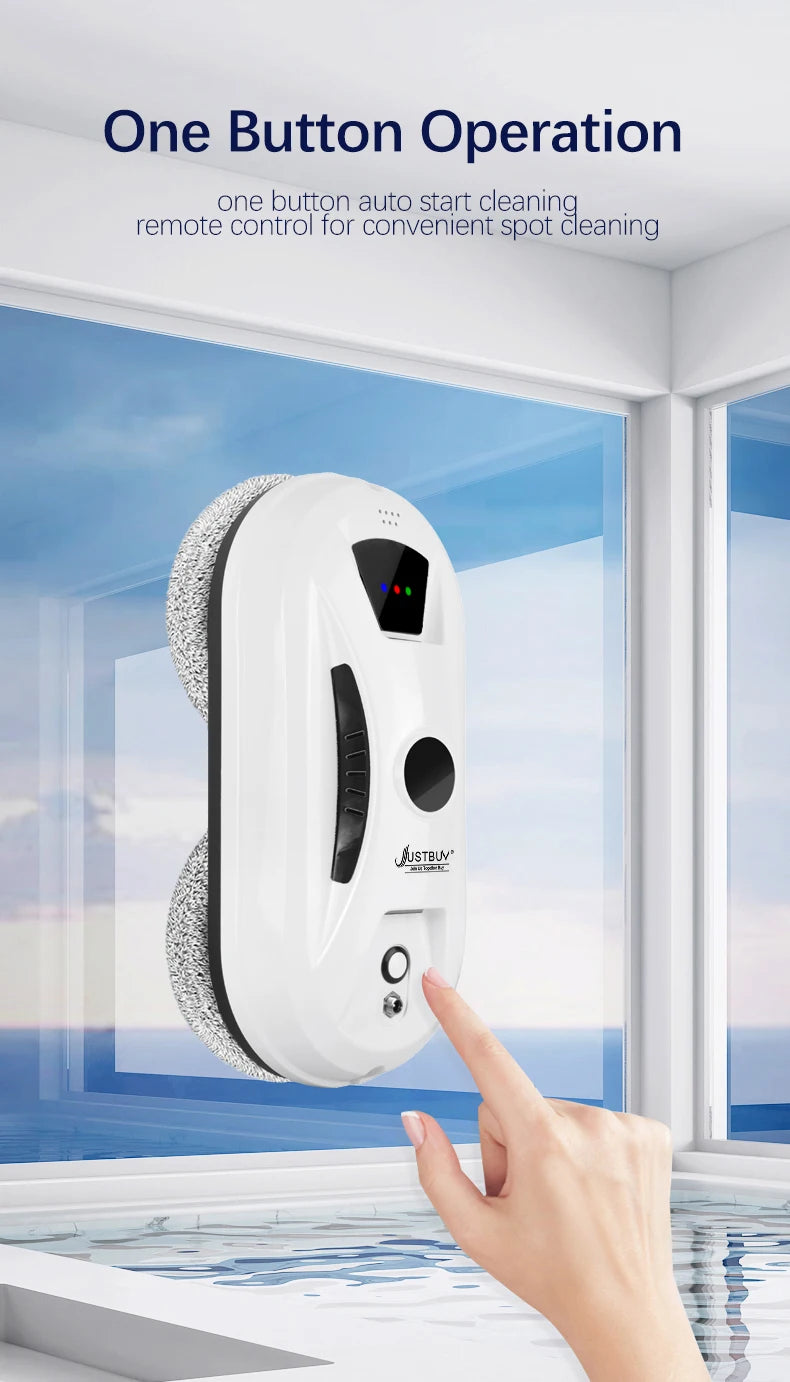 Window Robot Vacuum Cleaner Auto Working Electric Glass Limpiacristales Remote Control For Home