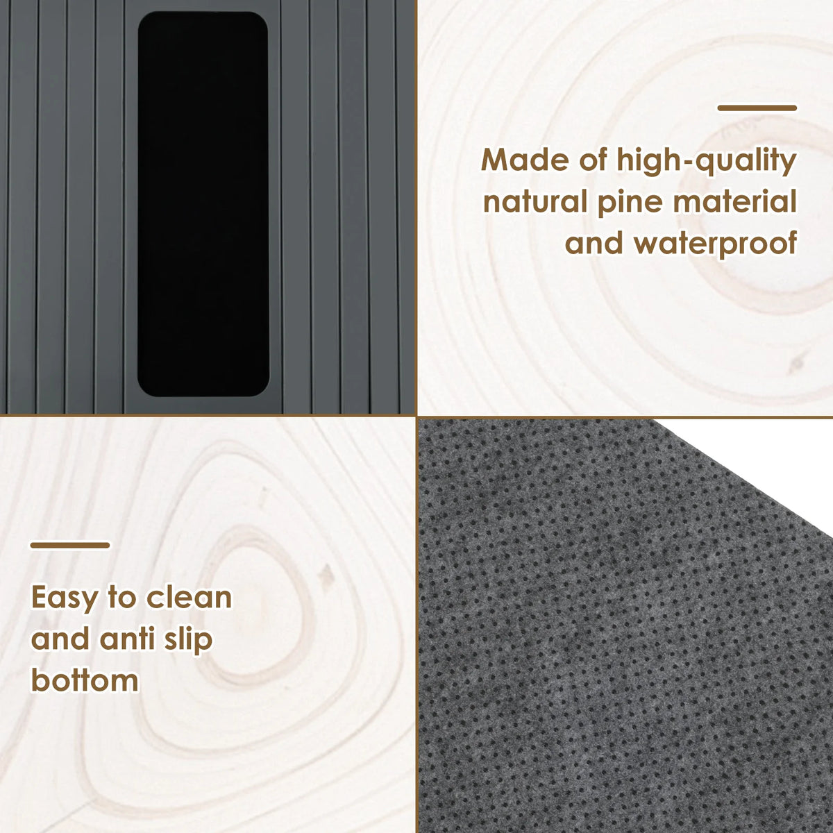 Tabuleiro de madeira para braço de sofá, design dobrável, resistente e robusto, prático para arrumação em casa