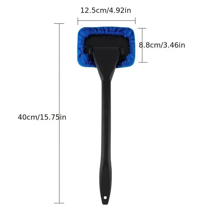 Long-Handle Car Window Cleaning Tool