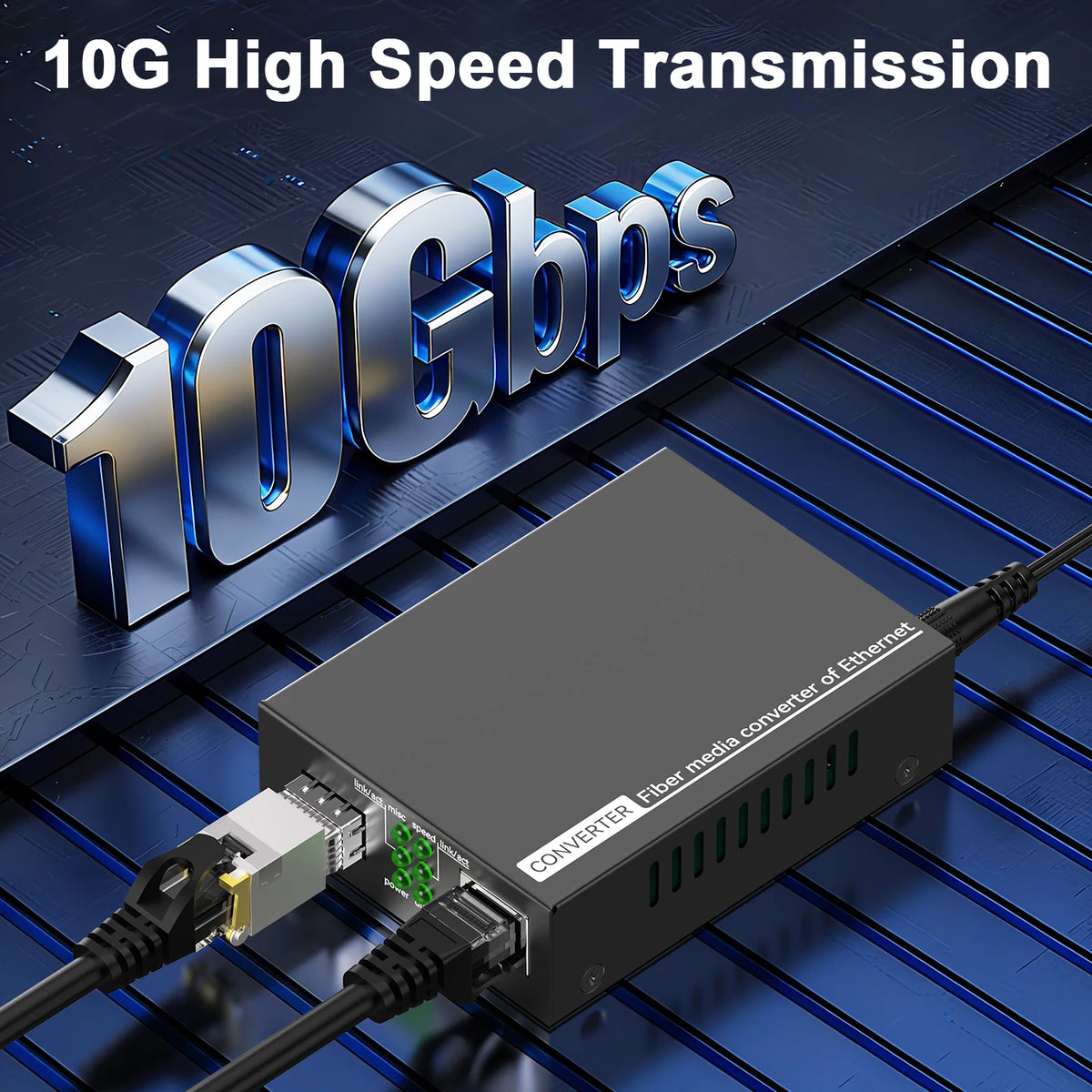 10G SFP+ na RJ45 Ethernet medijski pretvarač