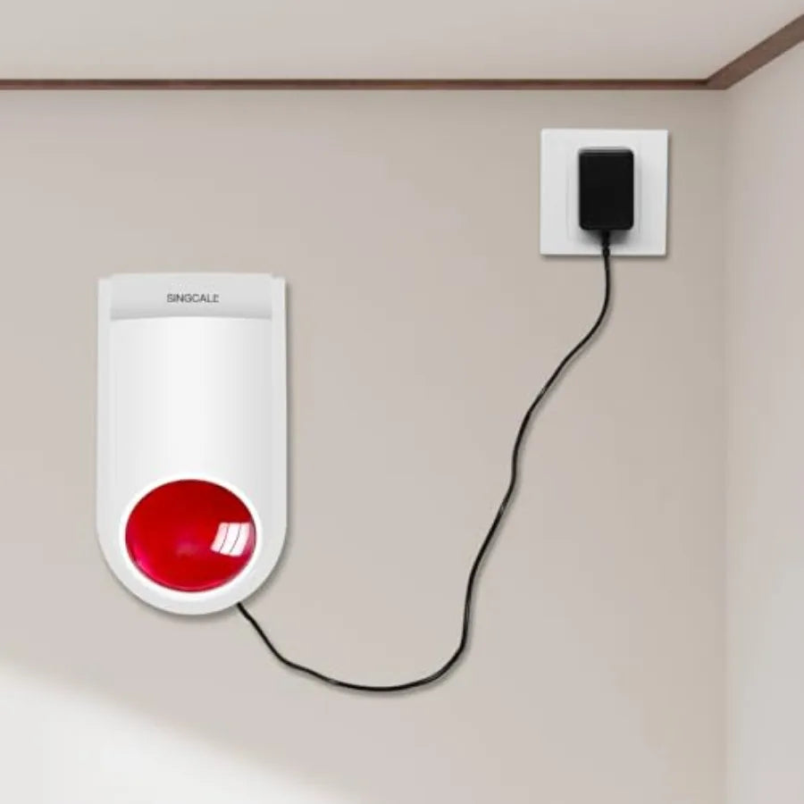 Outdoor SOS Alert System with Siren and 4 Panic Buttons