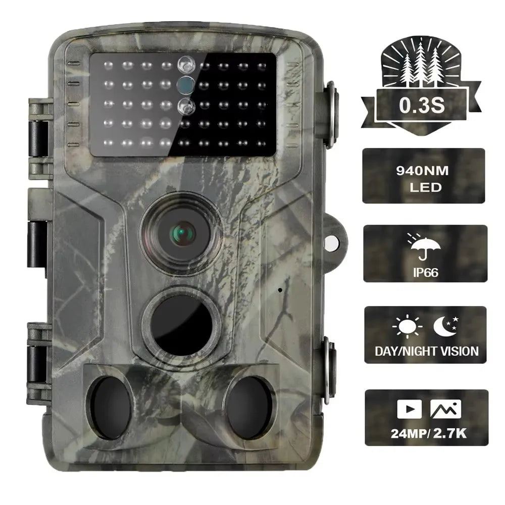 HC802A Wireless Trail Camera, 24MP Night Vision Wildlife Camera