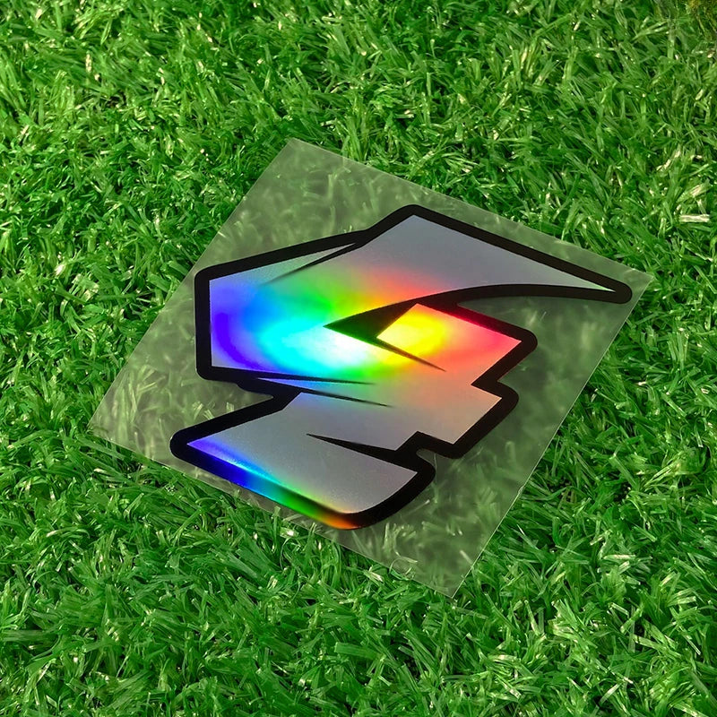 1PC Laser Number Motorcycle Stickers Waterproof Motorbike Fuel Tank Electric Scooter Bicycle Decoration Durable Vinyl Decals