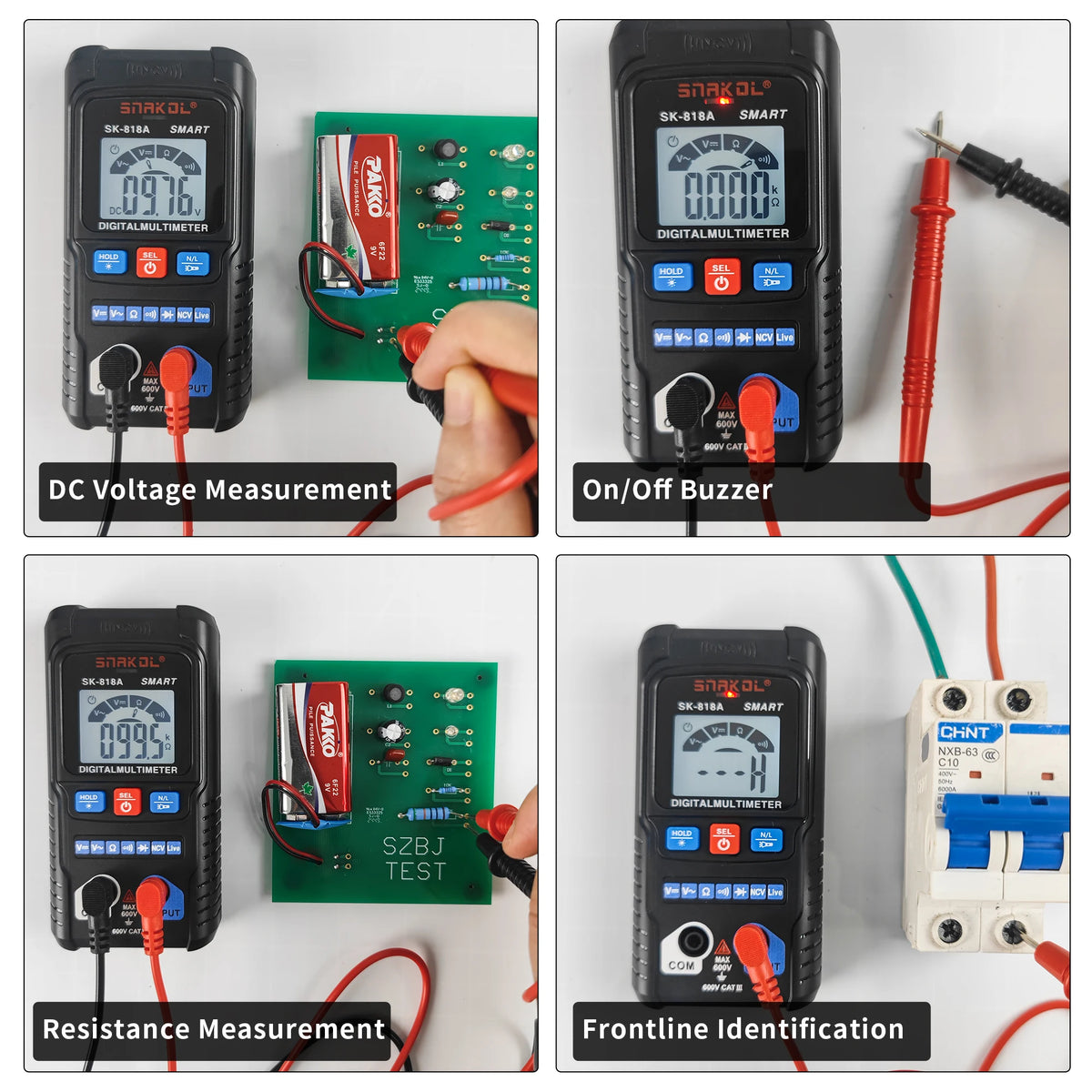SK-818A Auto-Range Digital Multimeter