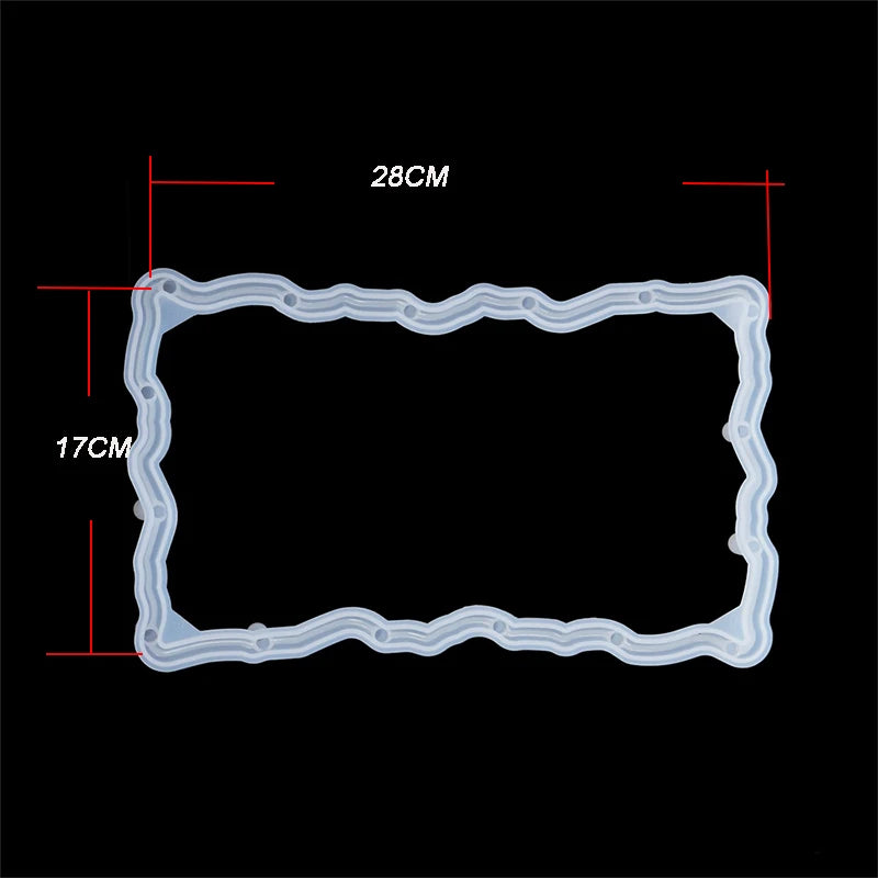 Moldes de bandeja com alça de resina de silicone — Opções de estilo