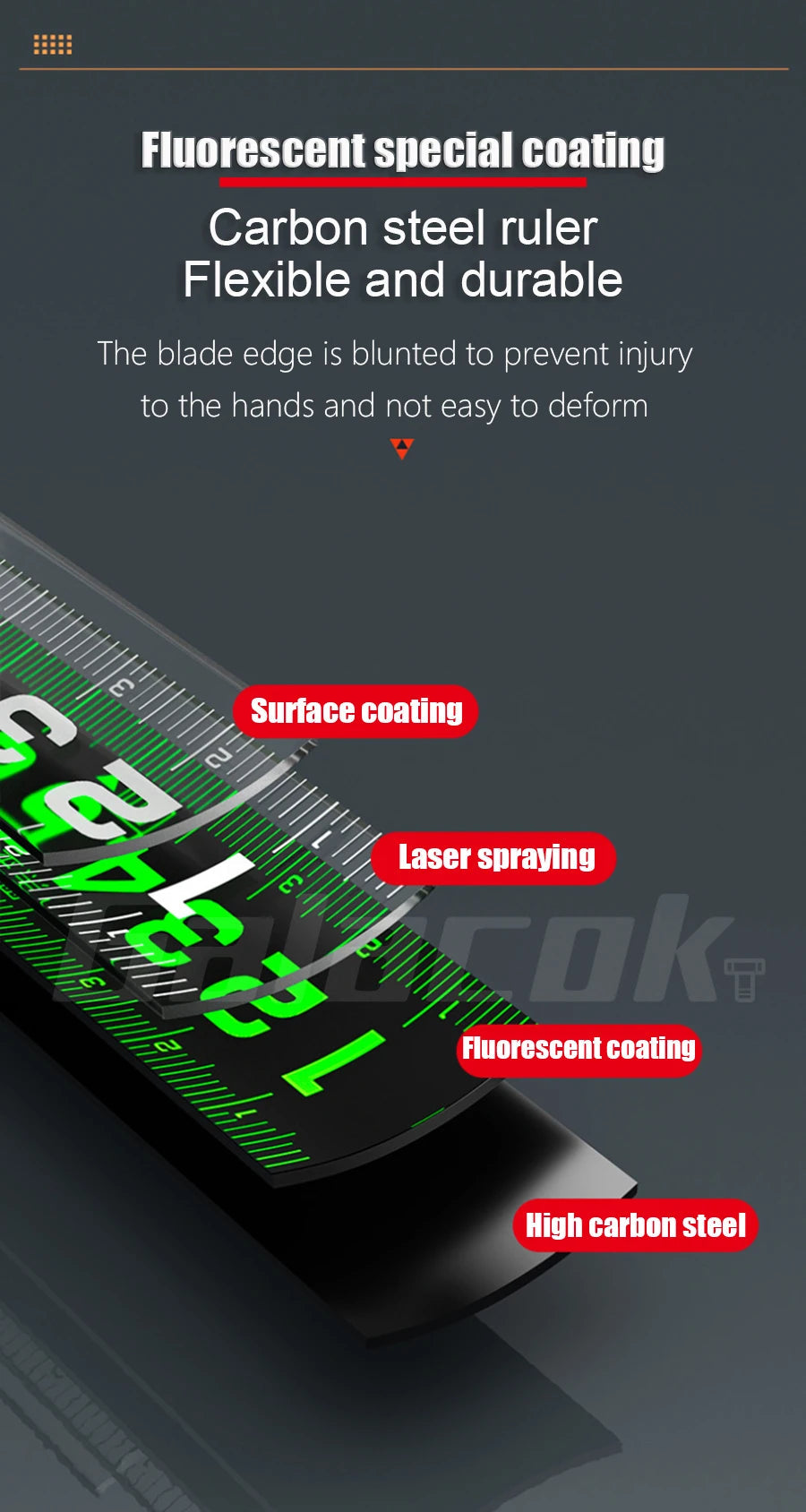 3/7.5/10/5M Meters Tape Measure Toughbuilt Measuring Tape Construction Tape Measure Site Measuring Construction tools Instrument