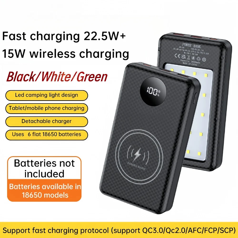 Six-Cell 18650 Power Bank Case - Model Options