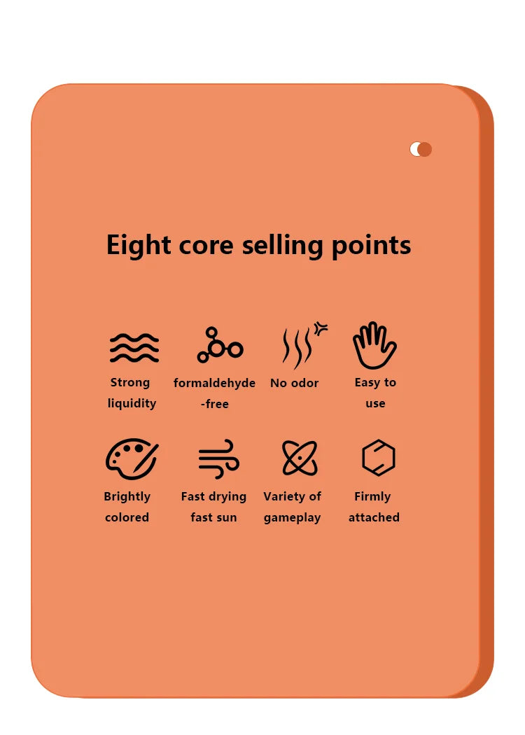 100ml višebojna tekuća akrilna boja u vrećici